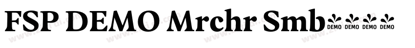 FSP DEMO Mrchr Smb字体转换 FSP DEMO Mrchr Smb字体转换